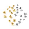 50pcs/lot Stainless Steel  Ball Chain Clasps End Crimping Cover Beads Connector For DIY Jewelry Making Supplie Accessories