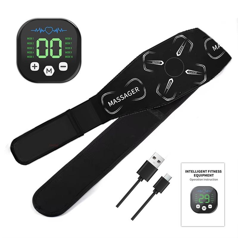 

Пояс для тренировки мышц живота с EMS-массажем, устройство для похудения и тонизирования для домашнего фитнеса, сжигатель жира