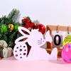Food Safe Silicone Mold for Easter Rabbit Figurine Handmade Resin Decorations Mould for Family Activities