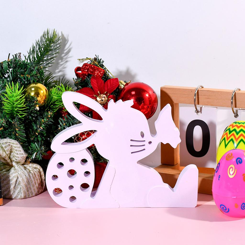 Food Safe Silicone Mold for Easter Rabbit Figurine Handmade Resin Decorations Mould for Family Activities