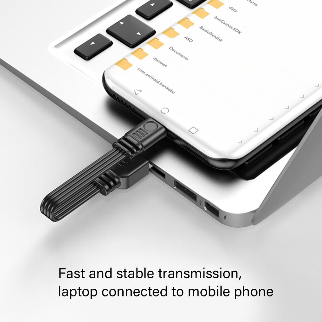 High Speed USB To USB C Data Cable 2A Quick Charging 480Mbps Sync Elbow/Straight Connectors Flexible Charging Cord