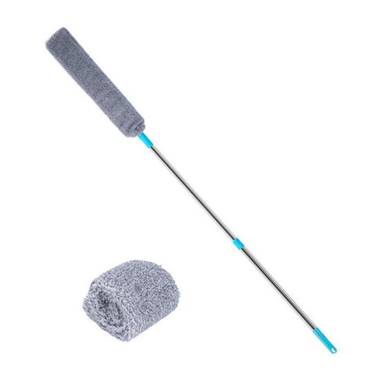 Bendable Duster Lightweight Retractable Microfiber Brush Long-Handled Crack Dust Cleaning Tool Hard-to-reach Areas Cleaner