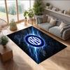Borussia Dortmund Printed Flannel Area Rug Non Slip Soft Polyester Floor Carpet Indoor Decor Mat for Bedroom Living Room Sofa