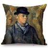 French Impressionism Artist Paul Cezanne Bather Still Life Country Views Oil Painting Sofa Pillow Cover Decorative Cushion Cover