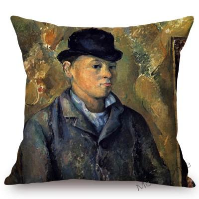 French Impressionism Artist Paul Cezanne Bather Still Life Country Views Oil Painting Sofa Pillow Cover Decorative Cushion Cover