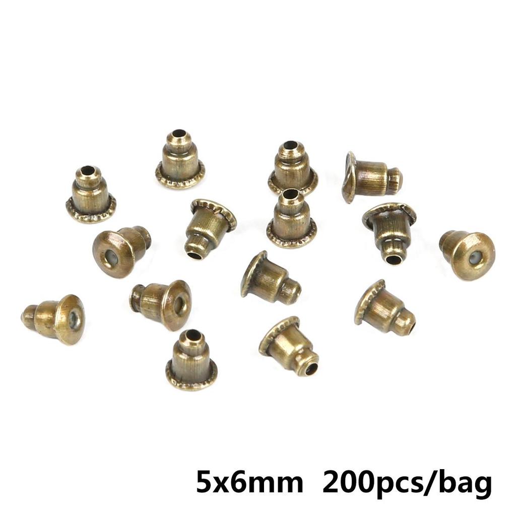 Järnklädda plastöronproppar för gör-det-själv-örhängen Smycketillbehör