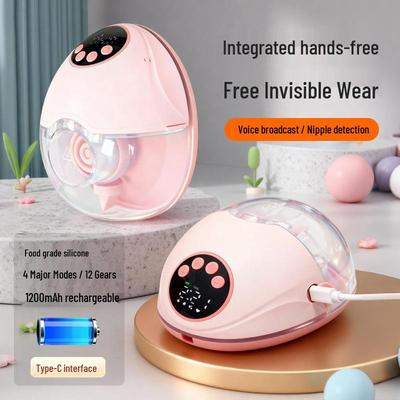 Portable Silent Electric Breast Pump - Wearable, Fully Automatic, Single/Double Side Milk Extractor