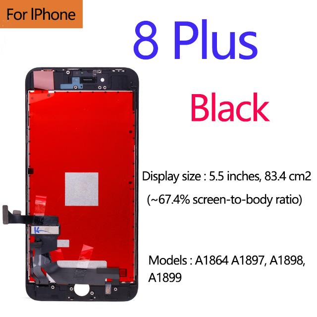AAA+++ OEM LCD For iPhone 5 5s 5c 6s 7 8PlusLCD Touch Screen Digiziter Assembly For iPhone 6 6sPlus 7 8 Display