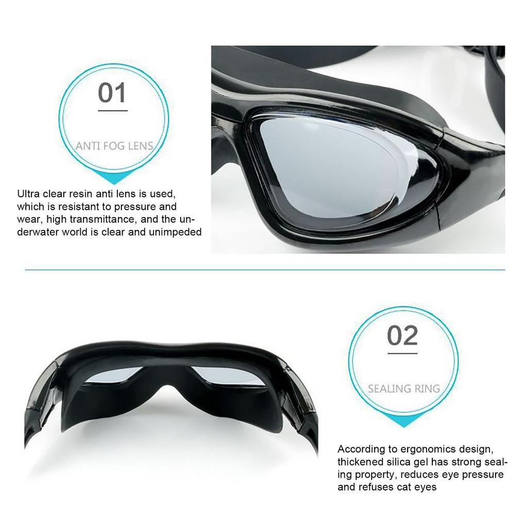 Wasserdichte Schwimmbrille für Erwachsene