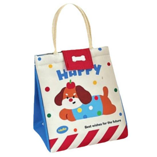 Large Capacity Cute Bento Lunch Bag - Insulated, Thickened, Portable for Students & Office Workers