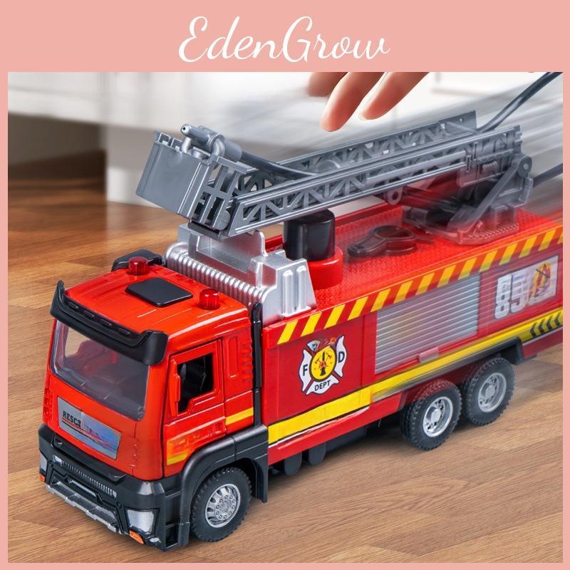 Fire Truck Toy With Water Spray And Inertia Drive For Kids Educational Play