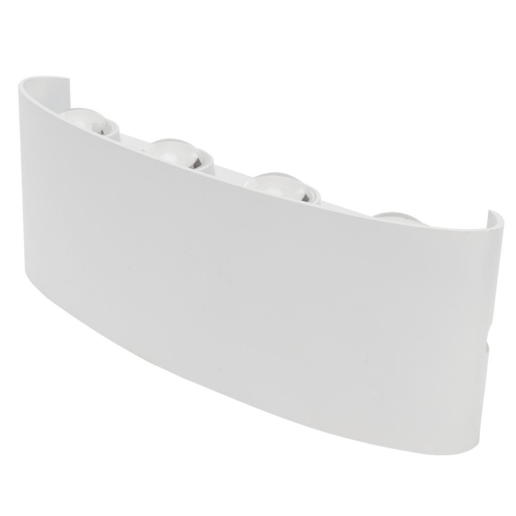 8LED 8W Wall Sconce Waterproof Wall Light for Outdoor Indoor Lighting AC85-265V Warm Light