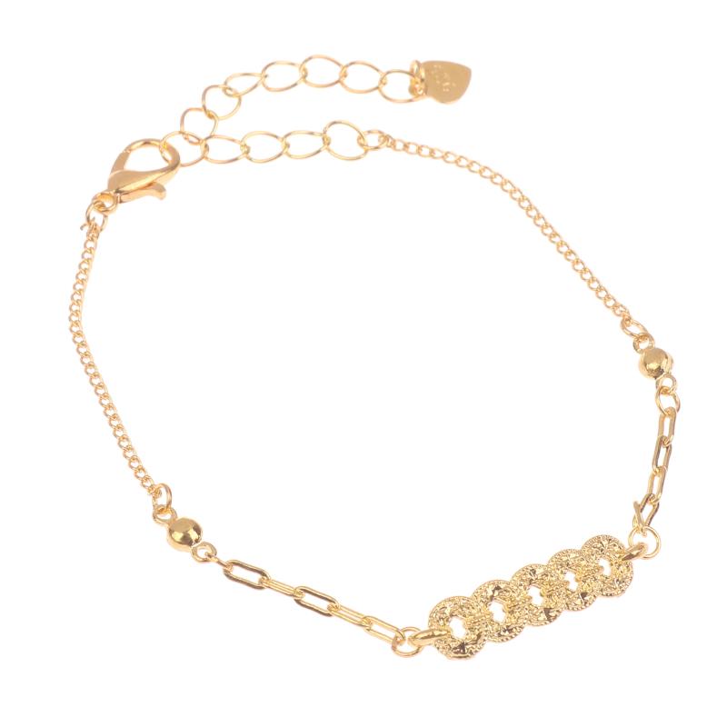 Korean Delicate Metal Bracelet Vintage Simple Link Chain Bracelets For Women Gift Daily Jewelry Accessories