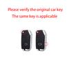 Interior Mouldings Zinc Alloy + Leather Car Key Case Cover For KIA Ceed 2023 CD Forte 2018 2019 2021 Cerato 2019 K3 Gt Seltos Sp