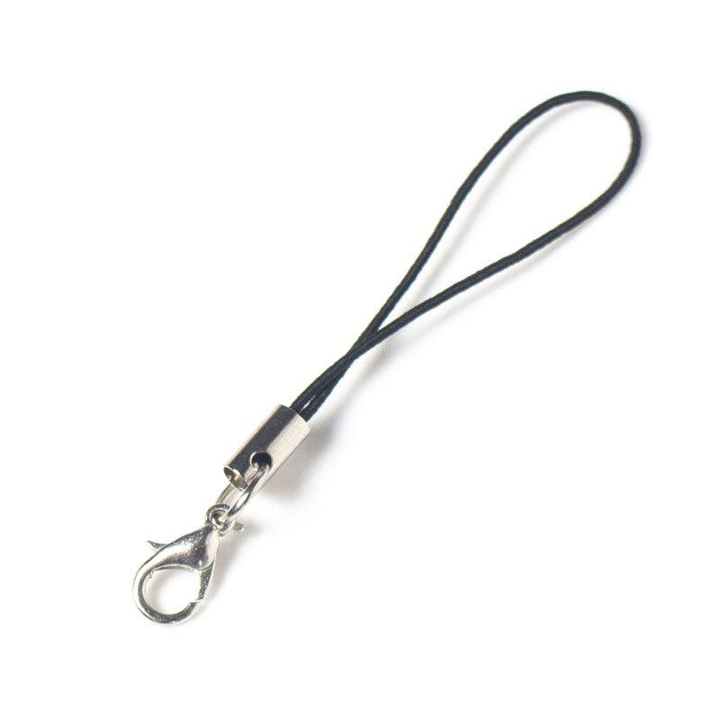 Elastic DIY Jewelry & Phone Lanyard with Lobster Clasp & Metal Tube