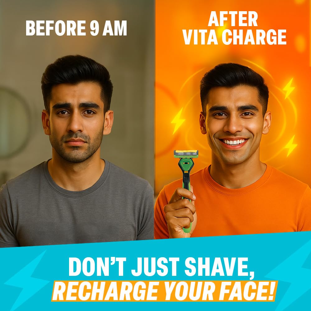 Bombay Shaving Company Vita Charge 3 Men's Razor