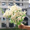 Artificial Daisy Flowers, White Silk Gerbera Daisies, Fake Wildflowers with Bendable Stems for Wedding Home Indoor Outdoor Decor