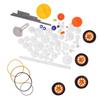 Plastic Gears Plastic Gears Kit Gears Plastic Gears Pulley Belt Worm Rack Kits Gear Set Shaft Belt DIY Set Accessories
