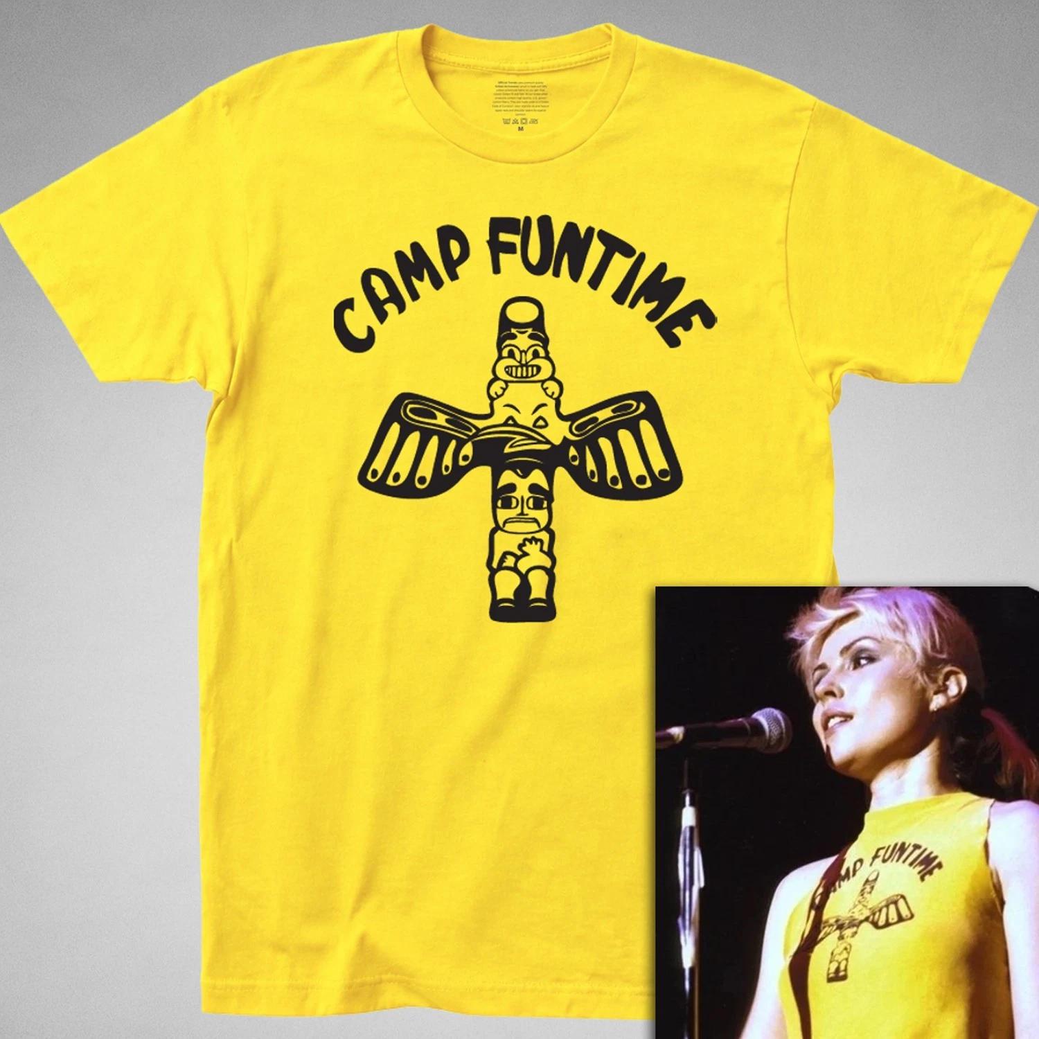 Camp Funtime T Shirt - Debbie, Harry, Deborah, blondie, 70s, classic rock, punk L