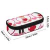 Pen Case High Capacity Easy Open Zipper Strong Polyester Fabric with Main Compartment Mesh Pocket and Pen Slots for Everyday Study