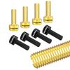 2Pcs M5x14mm for Titanium Alloy Brake Lever Bolts MTB Derailleur Lever Screws Fixed Brake Handle Bolt Bicycle Parts, 4 C