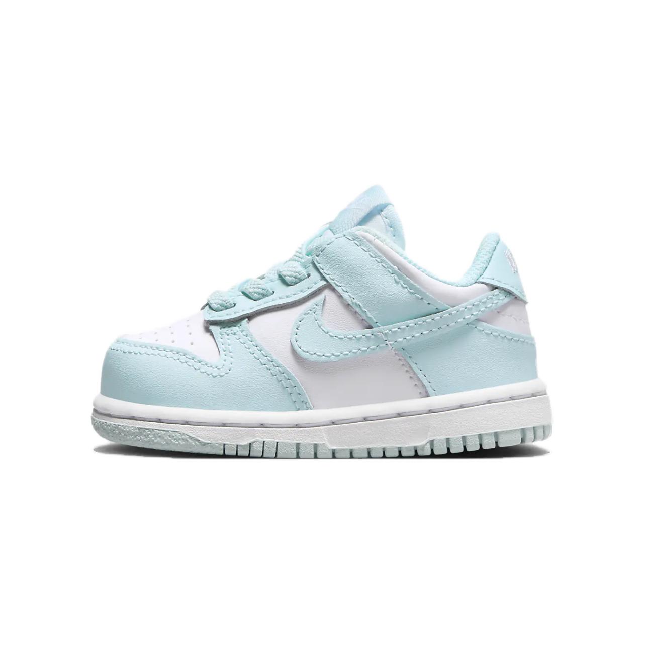 

Nike Кроссовки детские Dunk Low TD Glacier Blue белые FB9107-105 27