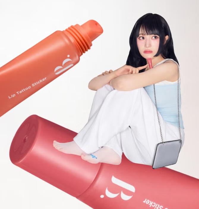 TONYMOLY x Daiso Bonsep Lippen-Tattoo-Sticker | Lang anhaltende Lippenfarbe | Direkt aus Korea