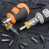 8-in-1 Mehrwinkel-Klappbarer Ratschenschraubendreher-Satz 180° Drehbarer Schraubendreher Arbeitssparender Handwerkzeug Wartung Reparatur