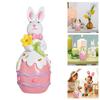 Hand-Painted Easter Bunny Figurine Simulation Bunny Easter Bunny Ornament  Party Decoration