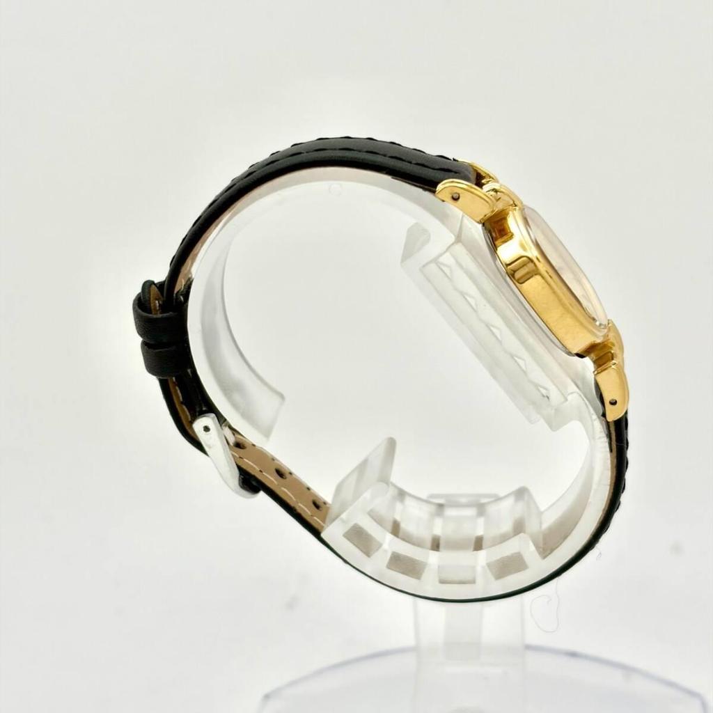 Used [Good Condition/New Battery] SEIKO Seiko Ladies Watch Gold Hexagonal 2320-6700 150389 New Belt