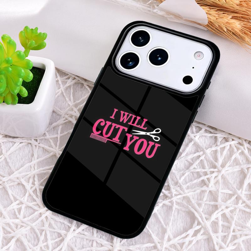 Hair Stylist Barber Hairdresser Tools Phone Case for iPhone 17 Air 16 15 11 12 14 13 Pro Max Shockproof Cover