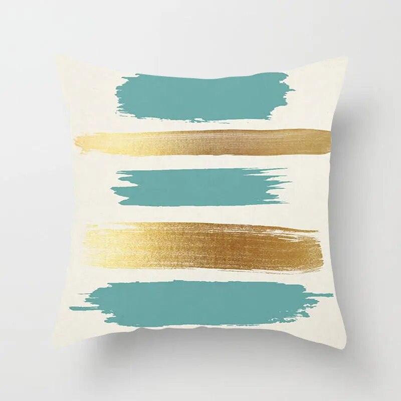 Γεωμετρικό Μαξιλάρι Μοντέρνο Απλό Τυπωμένο Μοτίβο Κάλυμμα Μαξιλαριού Καναπέ Μαξιλαροθήκη Σπίτι Πάρτι Αυτοκίνητο Κλινοσκεπάσματα