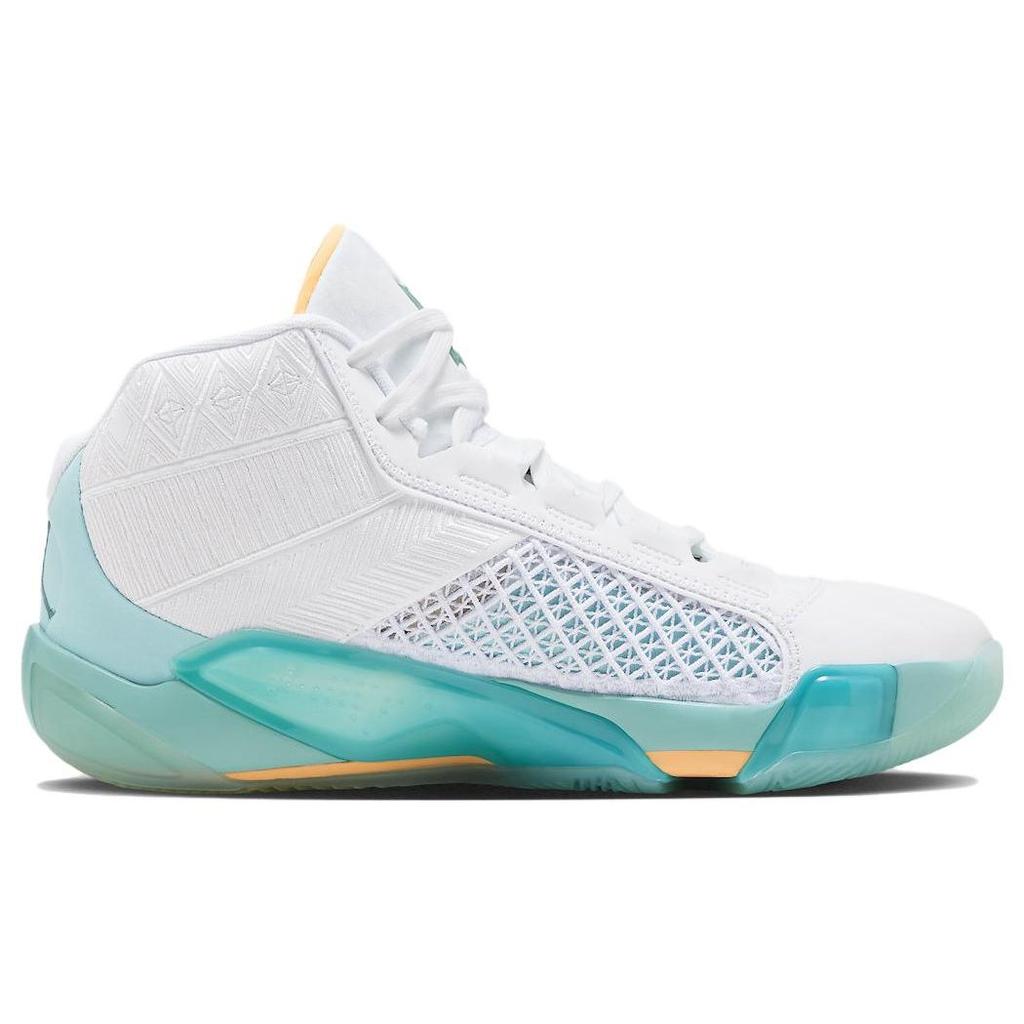 Guo Ailun X Air Jordan 38 PF White Clear Jade Men Sneakers Jade-Ice Sundial FD0585-100