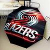 Trail Blazers Logo Umbrella Folding umbrella, automatic umbrella 8-Frame for Travel, camping Use Gift for Halloween Christmas