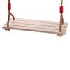 Pastoral Wooden Board Swing High-Quality Length Adjustable Rope Safe Durable Indoor Outdoor Home Garden Play Equipment Fun Toy