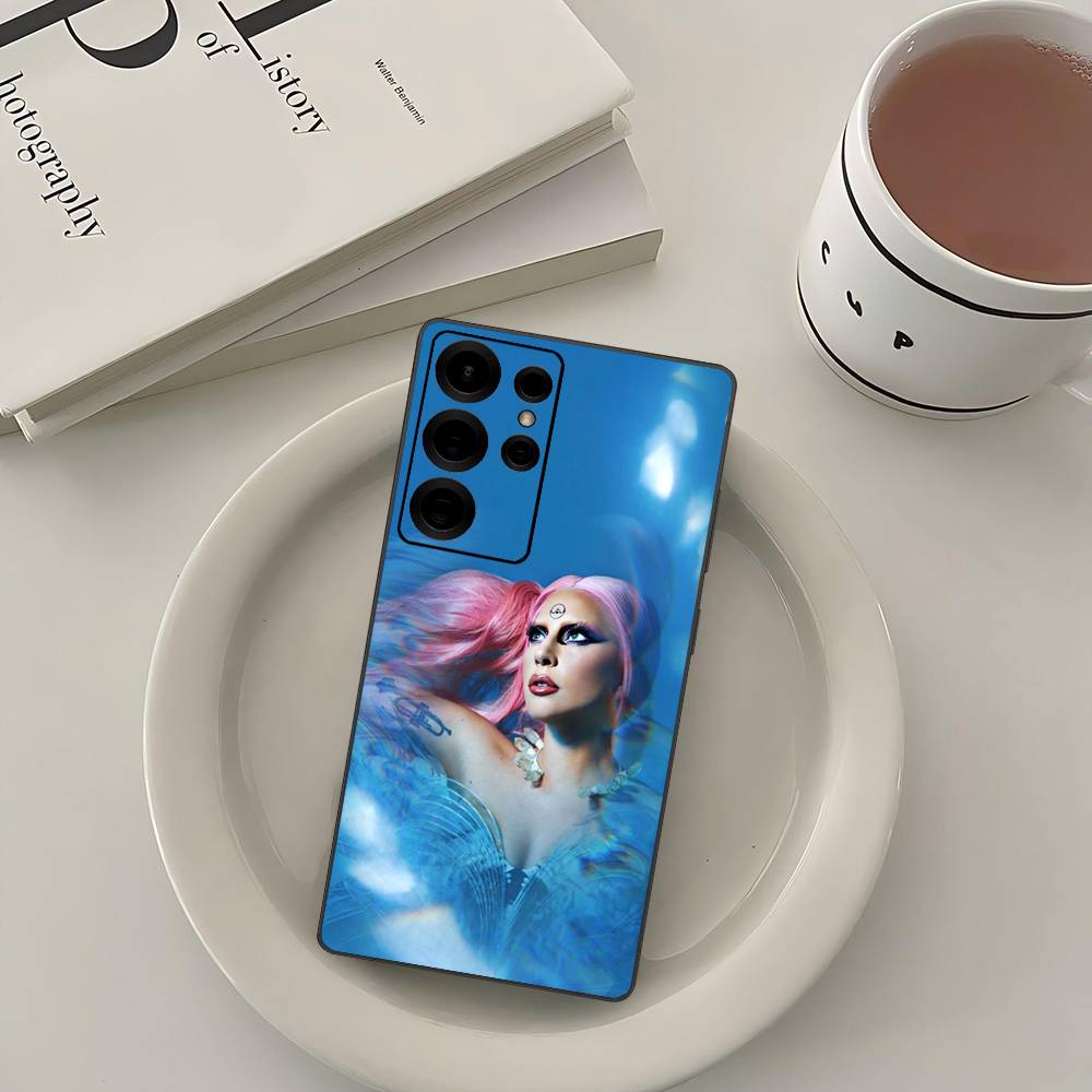 Sängerin L-Lady Gaga Mayhem Handyhülle Für Samsung S 24 fe 25 Ultra plus 20 lite 21 30 22 23 24 22 Ultra 5G Hüllen