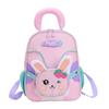 Kinderrucksack für Vorschulkinder aus atmungsaktivem Nylon mit Tiermotiven für den Schulgebrauch