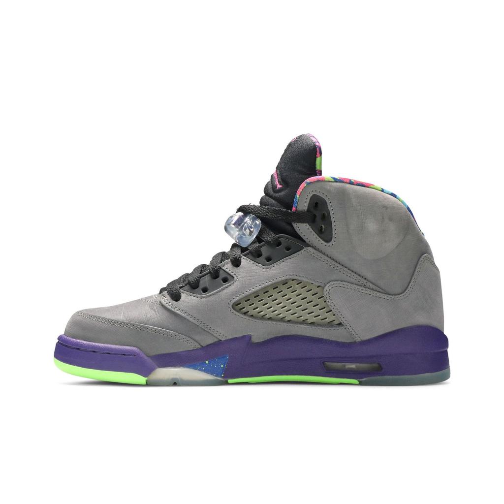 Air Jordan 5 Grade School 'Bel-Air' (Unisex) Cool Grey / Club Pink-Court Purple-Game Royal Kids' Basketball Shoes 621959 090