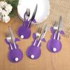 4Pcs Easter Bunny Felt Cutlery Holder Bag Happy Easter Decorations for Home Tableware Accessories Rabbit Cutlery Cover Bag Table