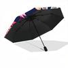 1pc Floral Pattern Open/Close Folding Umbrella, All- Portable Umbrella for & Men, Stylish Accessory (Holiday Gift) 8-Rib yy251213188