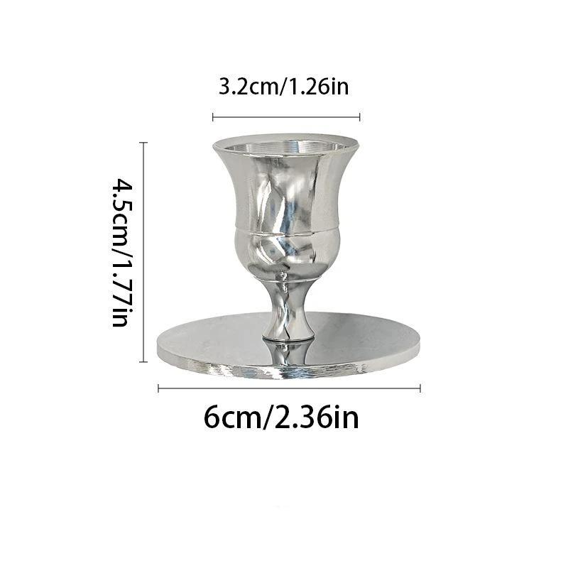 New Vintage Elegant Metal Tabletop Candle Stand Creative Candlestick Holder Home Decor