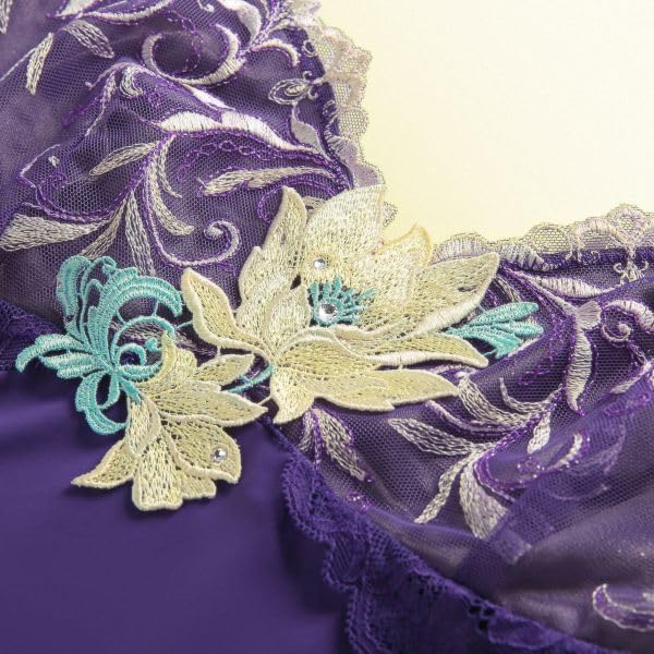 Himiko 024 Series Slip Long Camisole M L Lingerie (PU-Purple, M)