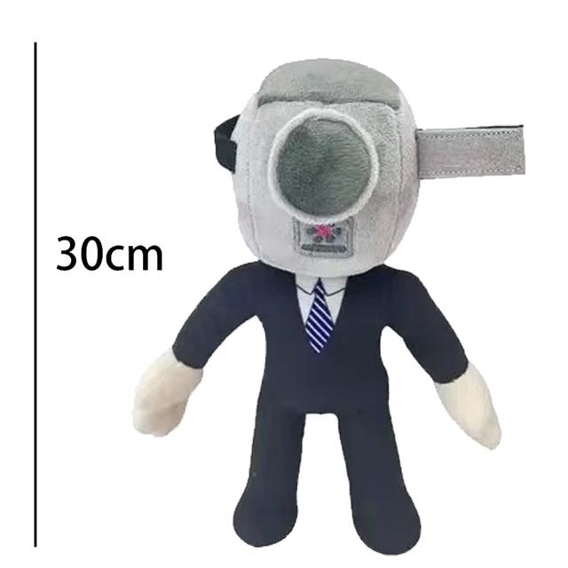 Skibidi Toilet Stuffed Plush Doll Toys Collectible Gifts for Kids Fans Adults Birthday Anime Game Figure Titan TV Man Cameraman