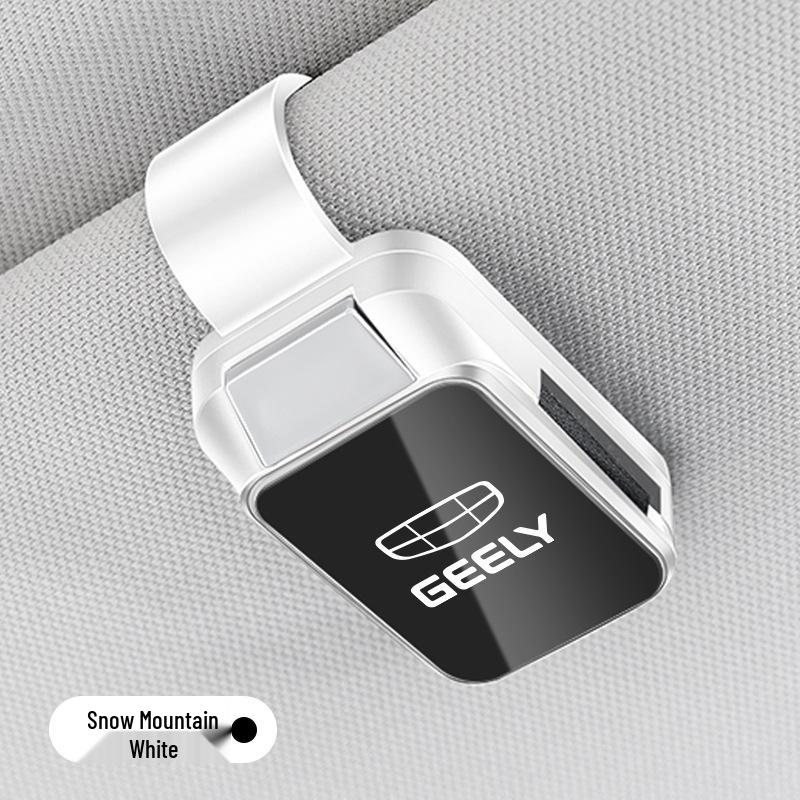 Geely Car Glasses Clip for Boyue, Xingyue, Xingrui, Bin Yue, ICON, Emgrand - Sun Visor Holder.