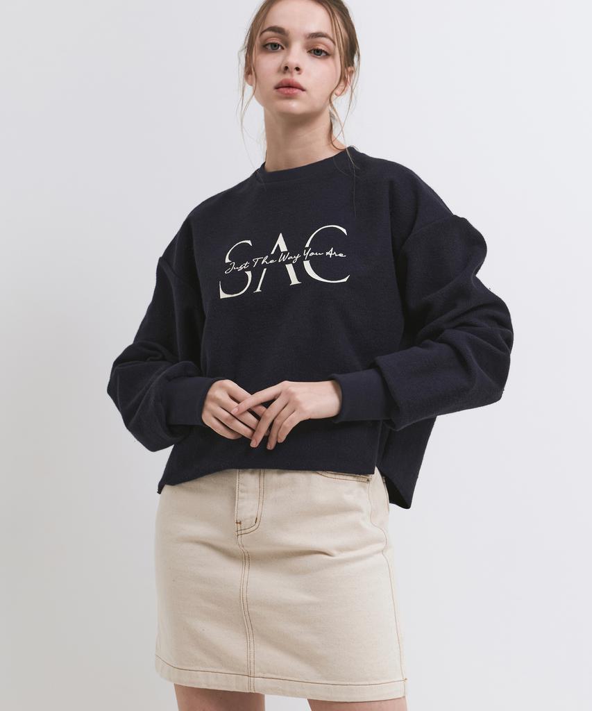 Solteuaenchokollis Sac Logo Natural Basic Denim Skirt 4W223Z101