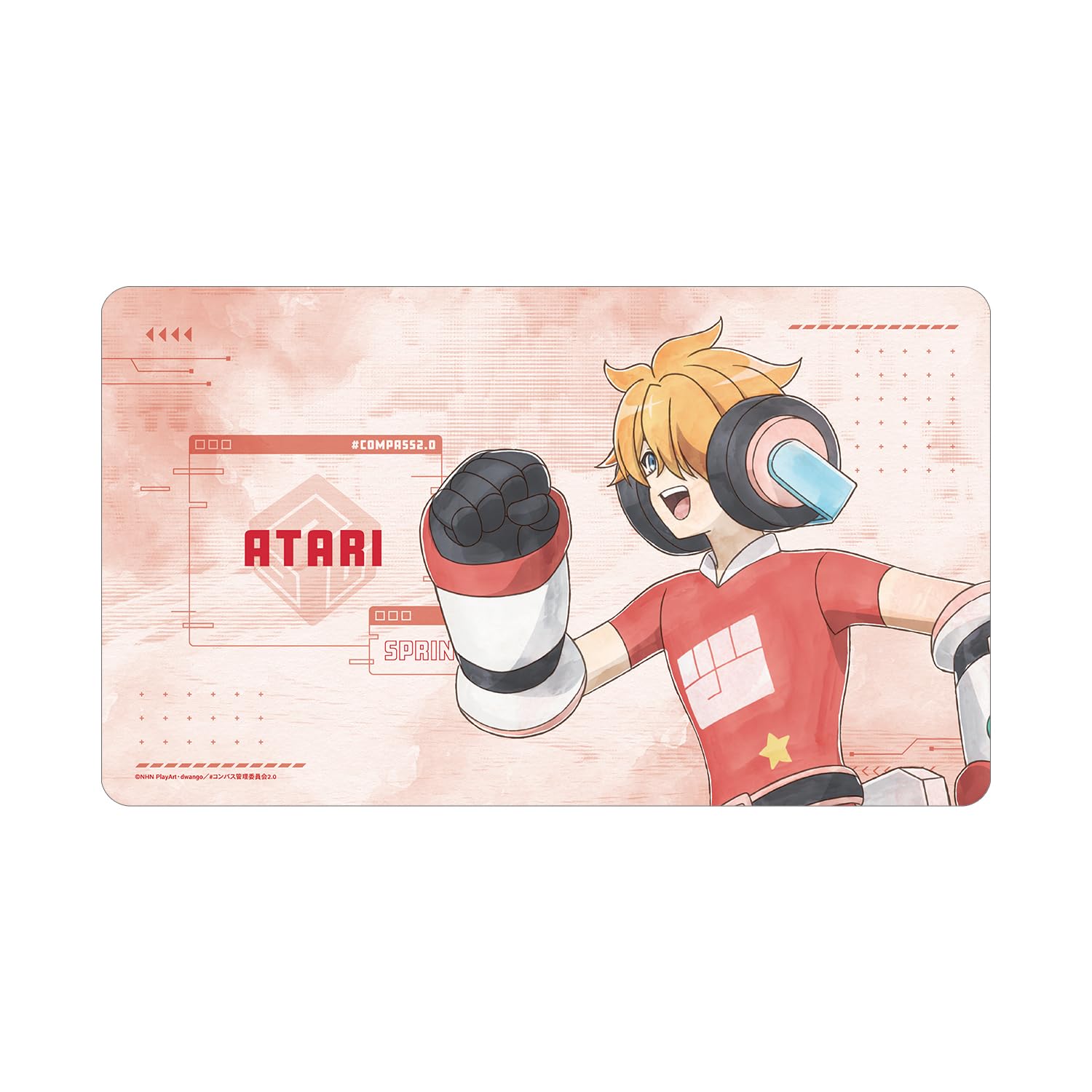 

Compass Combat Providence Analysis System Original Illustration of Atari Walking mat 2.0 Cross-shaped Ver. Multi-desk