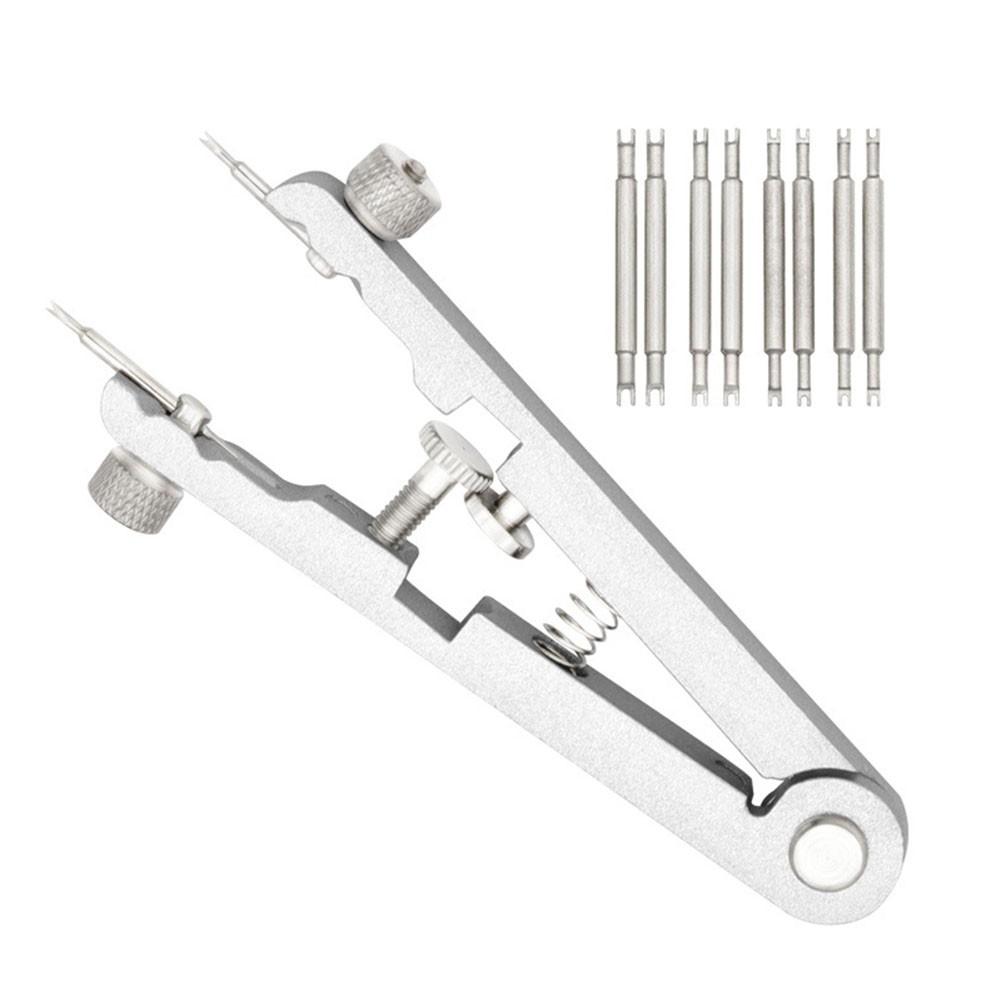 

Spring Bar Plier with Tweezers for Watch Strap Removal and Length Adjustments білий