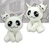 TreasuringU New Mewgenicsss Plush Toys Cartoon White Two-headed Stacy Cat Stuffed Dolls Game Plushie Kids Birthday Gifts