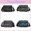 Men Waterproof Leather Film Crossbody Bag For Casual Travel And Commuting