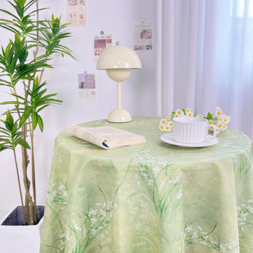 Chinese Style Printing Coffee Table Cover Vintage Picnic Mat Wedding Decor Floral Table Cloth  Home